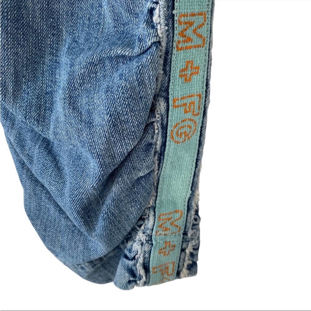 Vintage Marithe Francois Girbaud Side Stripe Low Rise Logo Jeans size 24 - Picture 4 of 5
